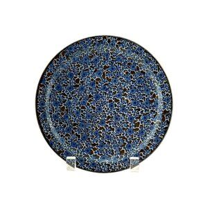 Takahashi Blue Floral Hand Decorated Plate San Francisco 7 3/4" Vintage